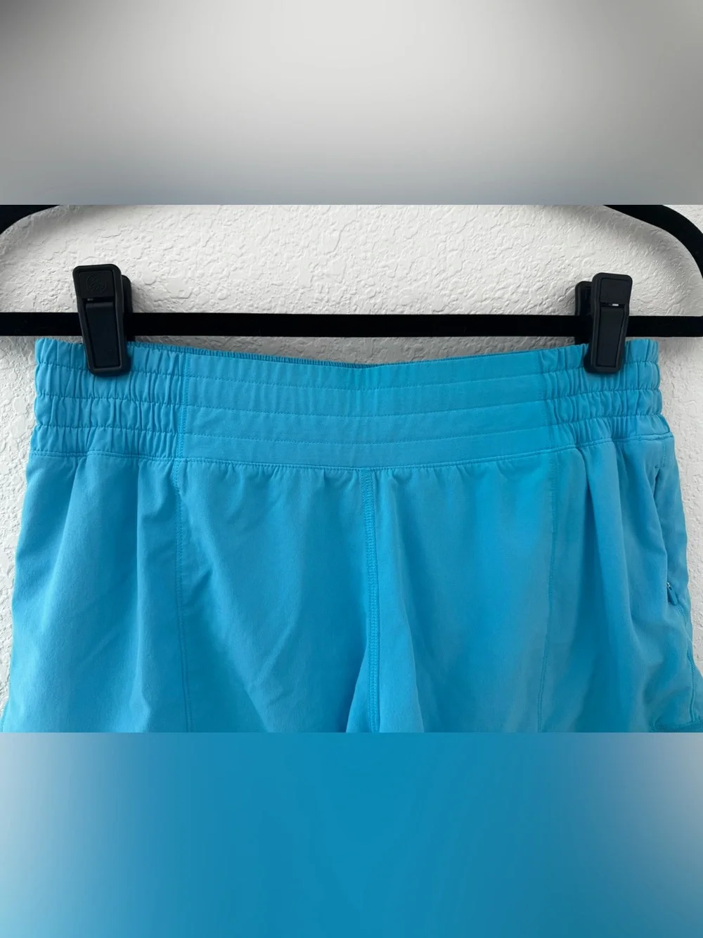 Lululemon Hotty-Hot High-Rise Lined Shorts 4” Bright Turquoise Blue